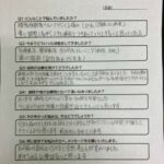 椎間板ヘルニアの患者様の口コミ